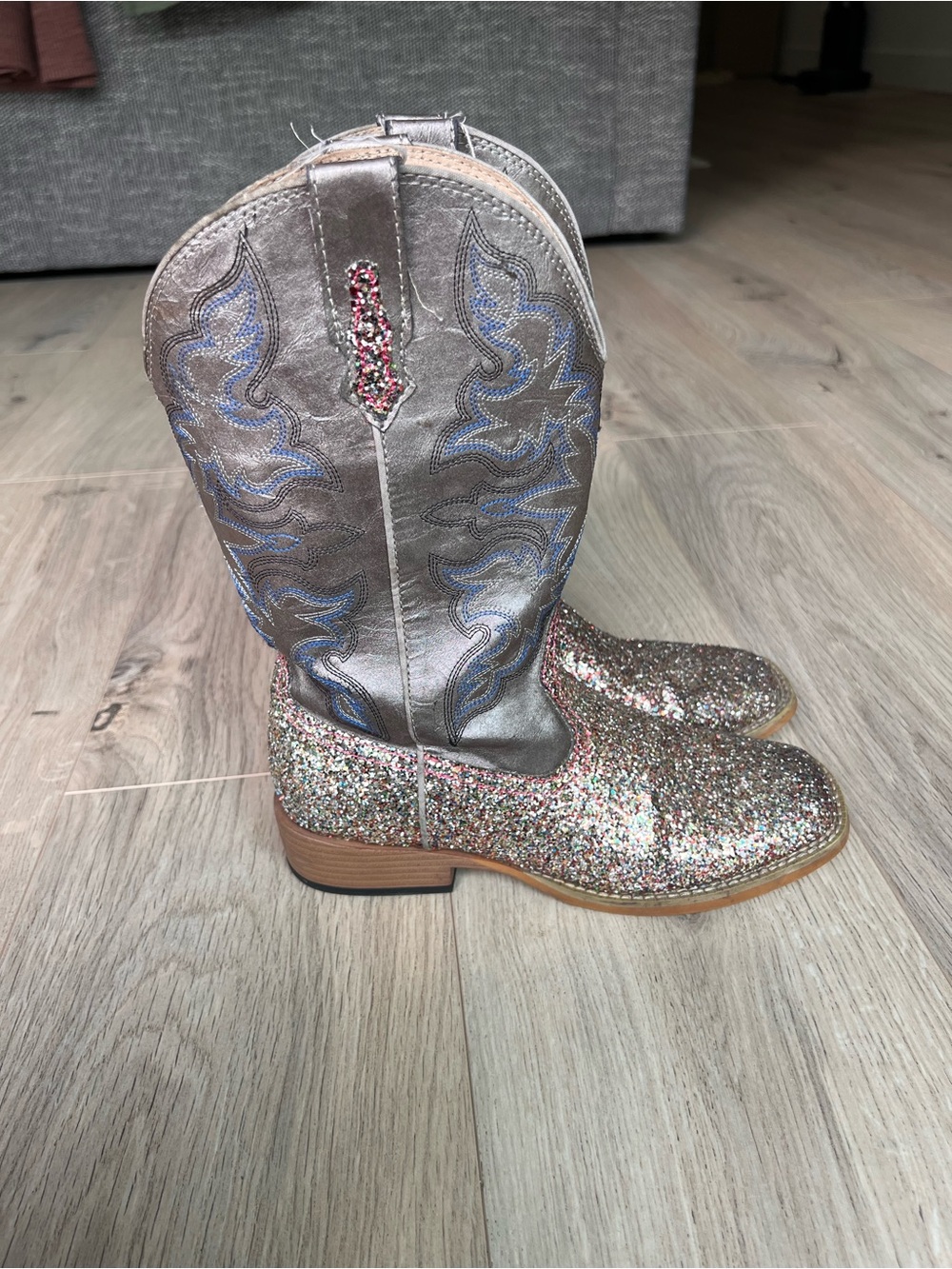 Roper Metallic Glitter Cowgirl Boots
